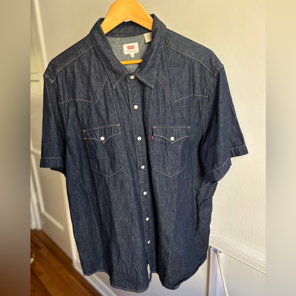 Levi's Blue Denim Shirt